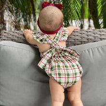Load image into Gallery viewer, Christmas Plaid Romper
