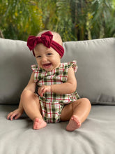 Load image into Gallery viewer, Christmas Plaid Romper
