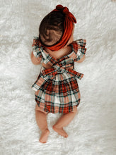 Load image into Gallery viewer, Traditional Plaid Romper
