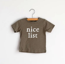 Load image into Gallery viewer, &quot;Nice List&quot; Tee
